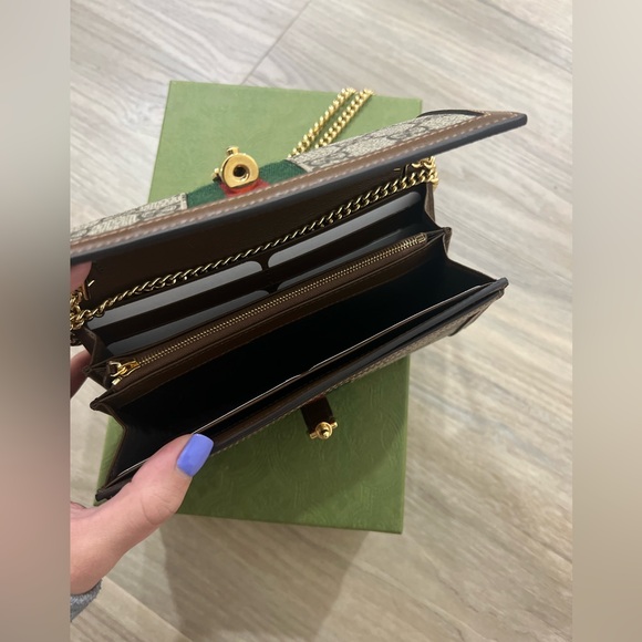 NEW Gucci Jackie Wallet On Chain - Picture 2 of 4